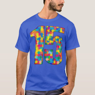 T-shirt Cadeaux de 15 ans 15e anniversaire Autisme Insérer