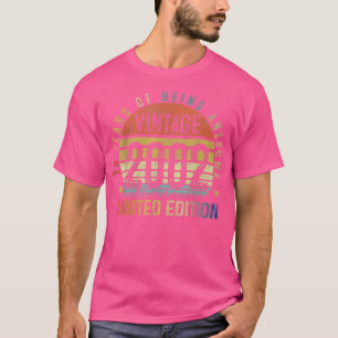 T-shirt Cadeaux de 20 ans Vintage 2002 Limited Edition 20t