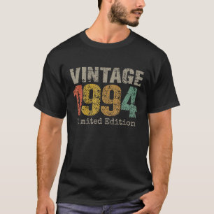 T-shirt Cadeaux de 30 ans Vintage 1994 Édition limitée