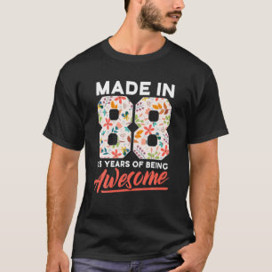 T-shirt Cadeaux De 35 Ans 35E Anniversaire Femmes Fabriqué