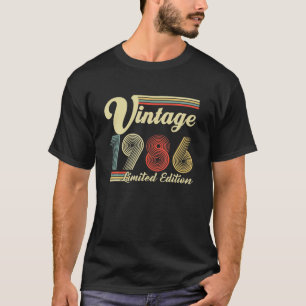 T-shirt Cadeaux De 36 Ans Né En 1986 Vintage 36E Anniversa