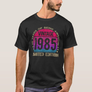 T-shirt Cadeaux de 40 ans Édition limitée 40e anniversaire