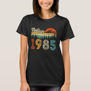 T-shirt Cadeaux de 40 ans Hommes Femmes Vintage 1985 40e n