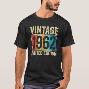 T-shirt Cadeaux De 61 Ans Né En 1962 Vintage 1962 61E B