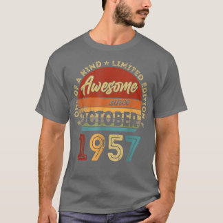 T-shirt Cadeaux de 65 ans 65e anniversaire extraordinaire
