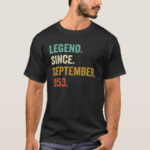 T-shirt Cadeaux de 70 ans 70e Anniversaire Hommes Légende