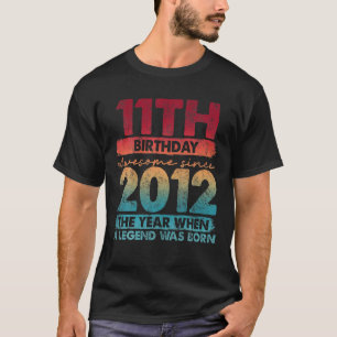 T-shirt Cadeaux De 7 Ans Magnifique Depuis Janvier 2016 An