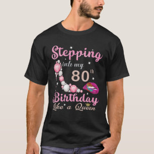 T-shirt Cadeaux De 80 Ans Entrant Dans Mon Genre D'Anniver