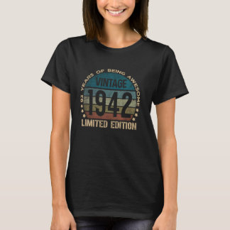 T-shirt Cadeaux de 83 ans Édition limitée vintage 1942 83r
