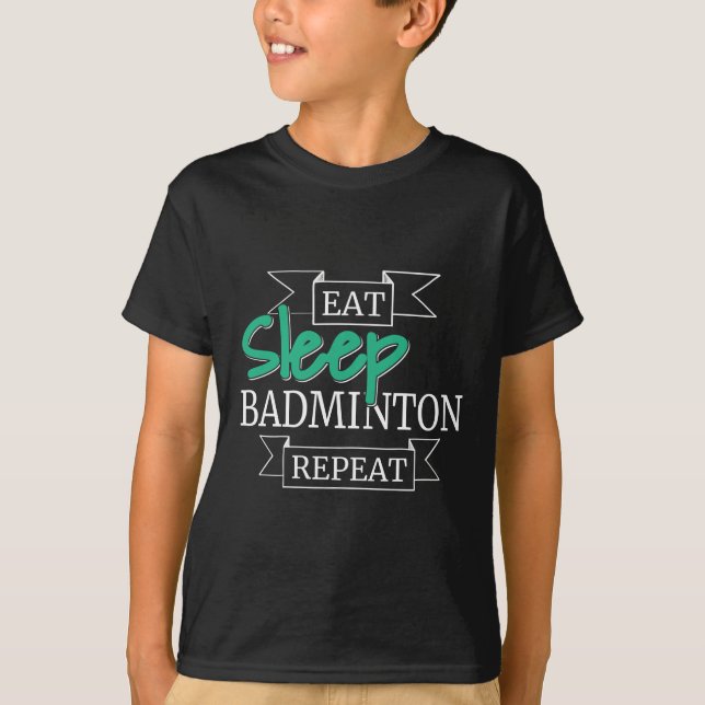 T-shirt Cadeaux de Badminton (Devant)