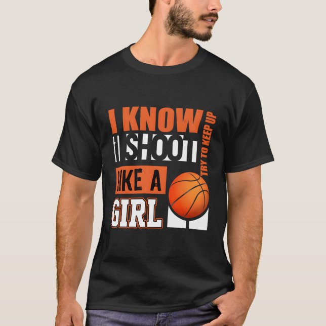 T-shirt Cadeaux De Basket-Ball Pour Les Ados Jouer Comme U (Devant)