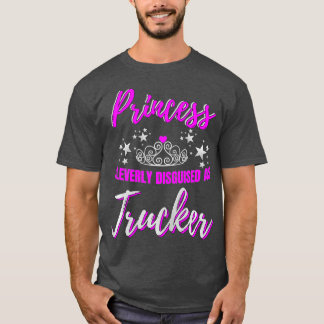 T-shirt Cadeaux de camionnette pour femmes Big Rig Femme C