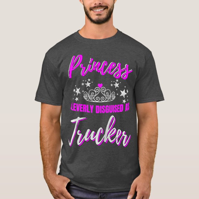 T-shirt Cadeaux de camionnette pour femmes Big Rig Femme C (Devant)