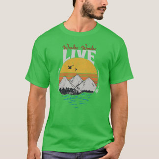 T-shirt Cadeaux de camping de randonnée rétro vintage Wand