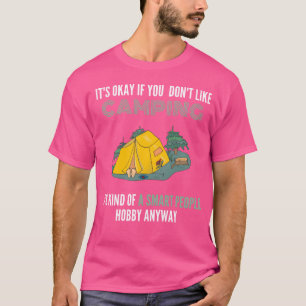 T-shirt Cadeaux de camping Vie de campeur avec citations a