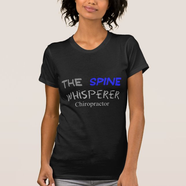 T-shirt Cadeaux de chiroprakteur "le Whisperer d'épine " (Devant)