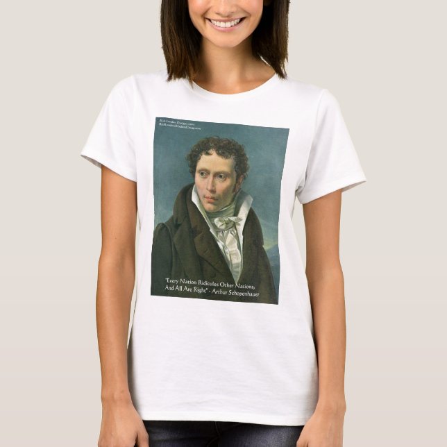 T-shirt Cadeaux de citation "Nations Ridicule" d'Arthur Sc (Devant)