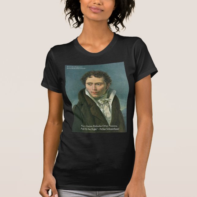 T-shirt Cadeaux de citation "Nations Ridicule" d'Arthur Sc (Devant)