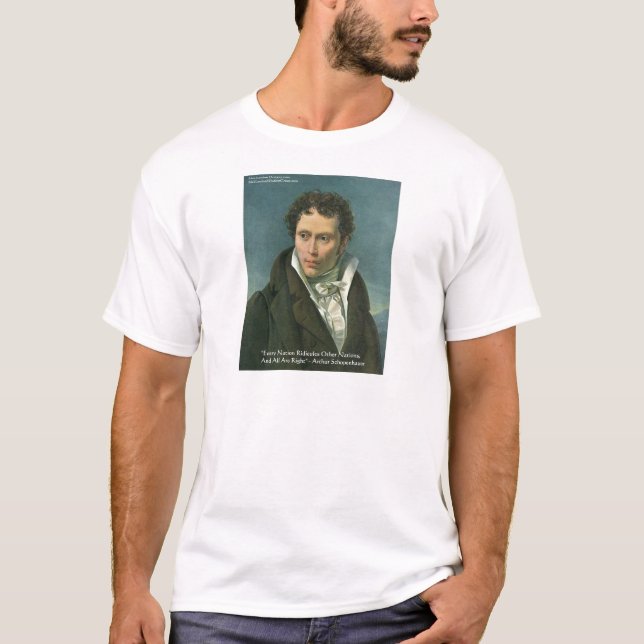 T-shirt Cadeaux de citation "Nations Ridicule" d'Arthur Sc (Devant)