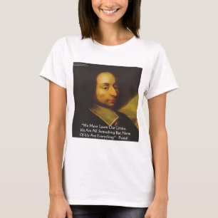 T-shirt Cadeaux de citations de sagesse de Pascal "Apprend