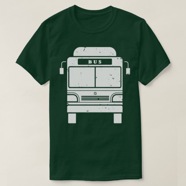 T-shirt cadeaux de conducteur d'autobus 2 (Design devant)