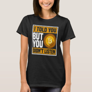 T-shirt Cadeaux de crypto-monnaie pour Bitcoin Miner et Tr