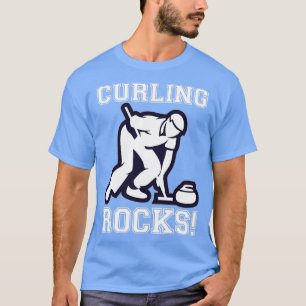T-shirt Cadeaux de curling pour curling Rocks de curling G