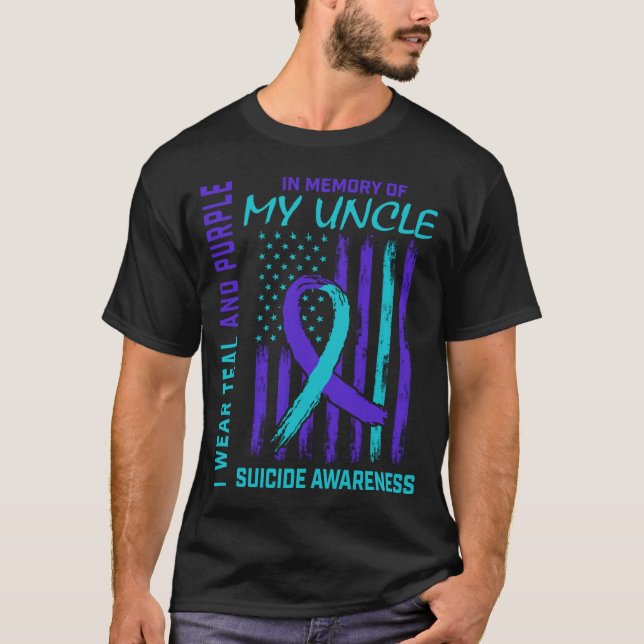 T-shirt Cadeaux de deuil Perte de conscience de l'oncle am (Devant)