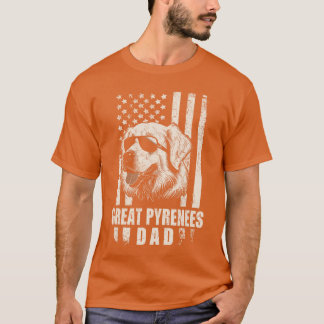T-shirt Cadeaux de drapeau américain pour gros chien Great