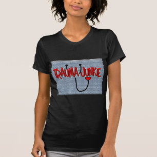 T-shirt Cadeaux de "drogué de traumatisme" d'infirmière