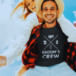 T-shirt Cadeaux de fête de bachelor pour l'équipe du marié