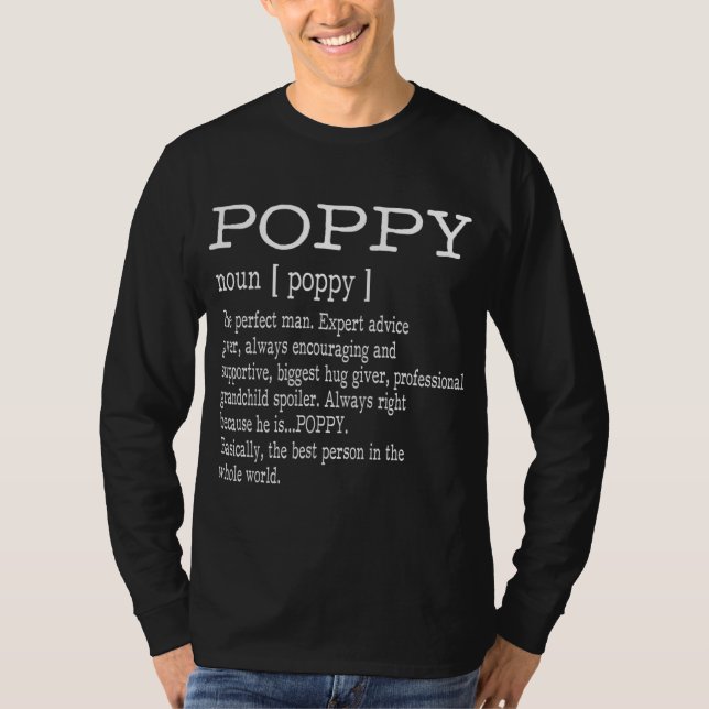 T-shirt Cadeaux de Fête des pères de grand-père de définit (Devant)