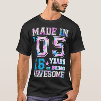 T-shirt Cadeaux De Fille De 16 Ans Pour 16e Anniversaire C
