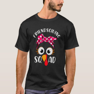 T-shirt Cadeaux de Friendsgiving Squad Bonne Action de Grâ