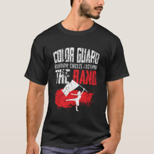 T-shirt Cadeaux De Garde De Couleur Courant Cercles Autour