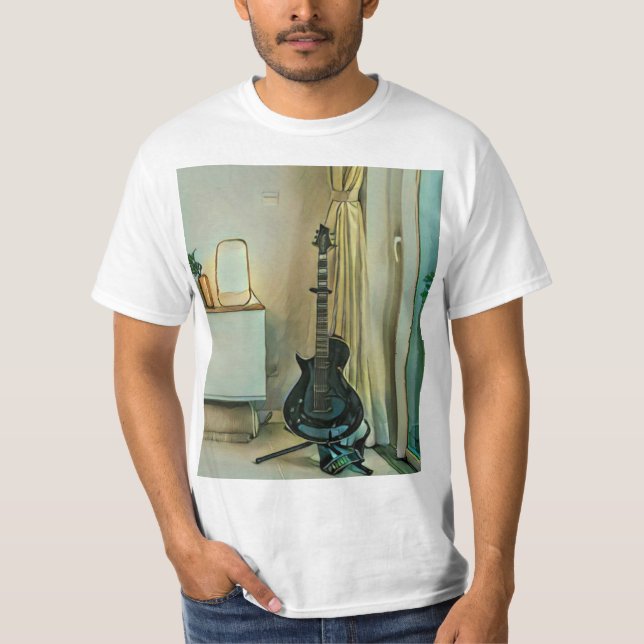 T-shirt Cadeaux de guitare pour papa (Devant)