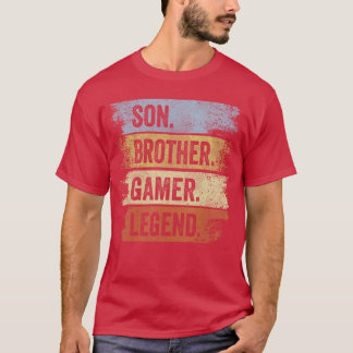 T-shirt Cadeaux de jeu légendaire pour garçons amusants Fr