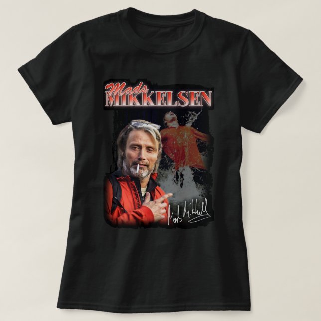 T-shirt Cadeaux de jour pour Mads Influential Mikkelsen Cu (Design devant)