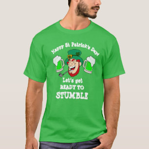 T-shirt Cadeaux de la Saint Patrick, préparons-nous à l'