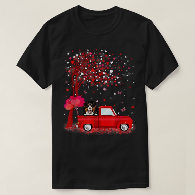 T-shirt Cadeaux de la Saint-Valentin pour chiens de montag (Design devant)