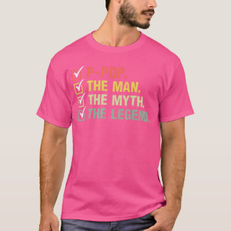 T-shirt Cadeaux de légende mythique de l'homme pop pour la