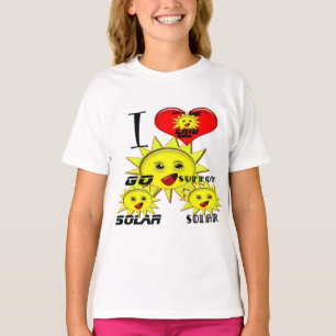 T-shirt Cadeaux de l'énergie solaire et produits promotion