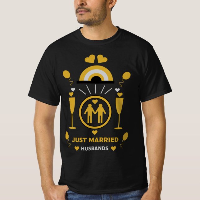 T-shirt Cadeaux de mariage gay (Devant)