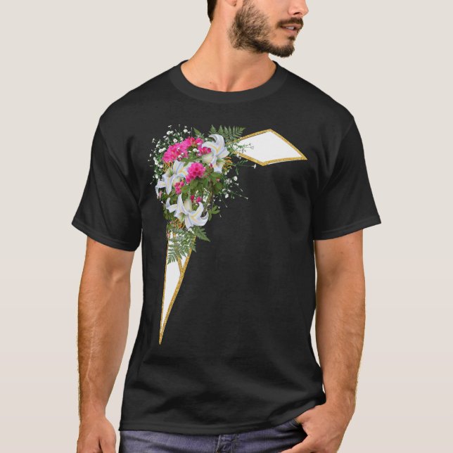 T-shirt Cadeaux de mariage pour les couples en lune de mie (Devant)