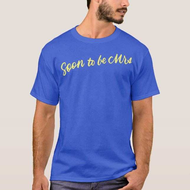 T-shirt Cadeaux de mariée pour future Mme enterrement de v (Devant)