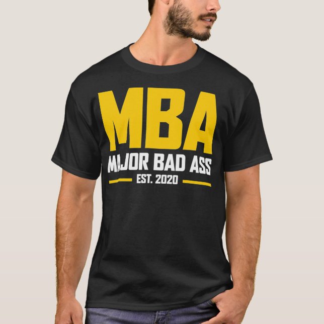 T-shirt Cadeaux de MBA pour lui Master Diplôme (Devant)