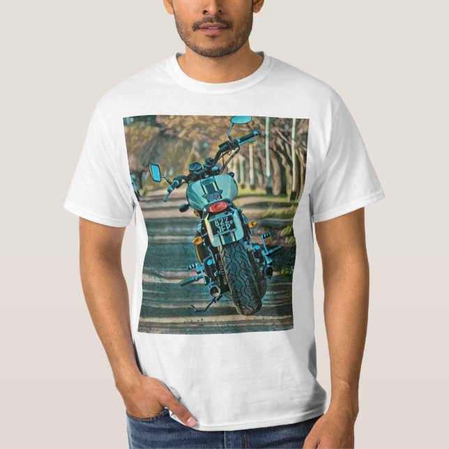 T-shirt cadeaux de moto pour petit ami (Devant)