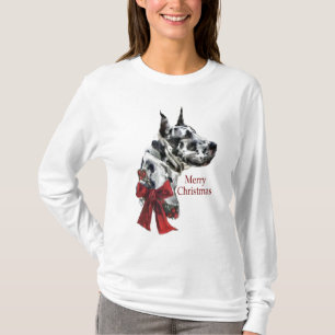 T-shirt Cadeaux de Noël Arlequin Great Dane