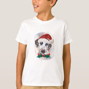 T-shirt Cadeaux de Noël Dalmatien pour les amoureux des ch