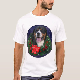 T-shirt Cadeaux de Noël de chiens de montagne de la Grande